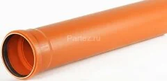 Труба канализационная ПП-нк D160х2000х4,7 ПТК