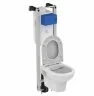Комплект инсталляции Ideal Standard Exacto с крышкой-сиденьем микролифт (X022601)