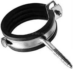 Хомут трубный с дюбелем и шурупом D 40 (1.1/4&quot;)