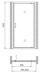 Душевая дверь Gemy Sunny Bay S28150