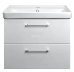 Комплект тумба Azario Ника 70 710х470х560 подвесная с раковиной Monte 70 белый матовый (CS00080144)