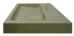 Раковина подвесная Azario Monako 600х600х85 литьевой мрамор, бежевая (CS00079880)