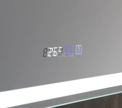 Зеркало-шкаф AZARIO Фиджи 50 508х756х140 c подсветкой и диммером + часы (LED-00002361)