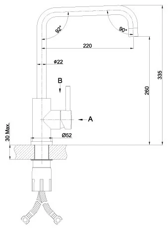 Смеситель Lemark Expert LM5077S для кухни