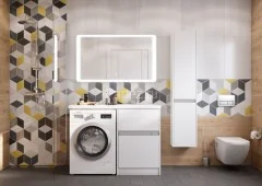 Зеркало AQUATON Соул 1200x700 подсветка, сенсорный выключатель (1A252902SU010)