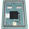Зеркало с LED-подсветкой MELANA-6080 подогрев/часы (MLN-LED063)