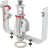 Выпускной комплект Alca Plast, с двойной кнопкой, подключение 1/2" (SA08AK 1/2" CHROM)