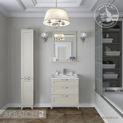 Зеркало AQUATON Леон 65 дуб бежевый (1A187102LBPR0)