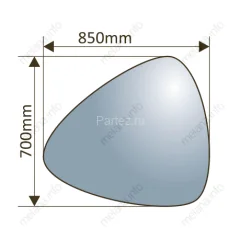 Зеркало с LED-подсветкой MELANA-8570 (MLN-LED055)