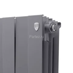 Биметаллический радиатор Royal Thermo PianoForte  500/100-8 (Silver Satin)