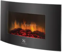Электрокамин Electrolux EFP/W 1200URLS черный