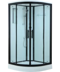 Timo Standart T-6601 Black душевая кабина (100*100*220), шт