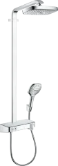 Hansgrohe 27126000 Raindance Select E 300 2jet Showerpipe, 1/2