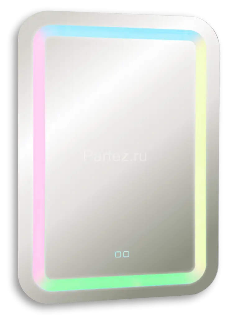 Зеркало AZARIO Мальта RGB 550*800 c подсветкой и диммером, мульти-цвет, сенсорный выключатель (LED-0