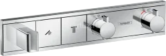 Hansgrohe 15355000 RainSelect Термостат, скрытого монтажа, для 2 потребителей, хром