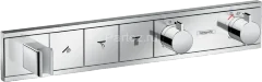 Hansgrohe 15356000 RainSelect Термостат, скрытого монтажа, для 3 потребителей, хром