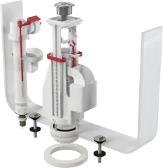 Выпускной комплект Alca Plast, с двойной кнопкой, хром (SA08ASK 3/8&quot; CHROM)