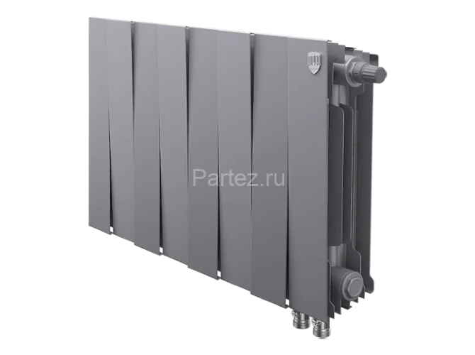 Радиатор Royal Thermo PianoForte 300 /Silver Satin - 8 секц. VDR