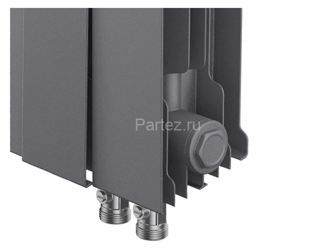 Радиатор Royal Thermo PianoForte 300 /Silver Satin - 8 секц. VDR
