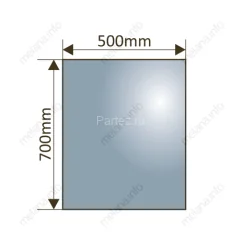 Зеркало с LED-подсветкой MELANA-5070 (MLN-LED012)