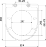 Сиденье для унитаза Alcaplast Softclose, с микролифтом, белый (A67)