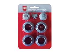 Набор присоединительный Royal Thermo 3/4'' silver