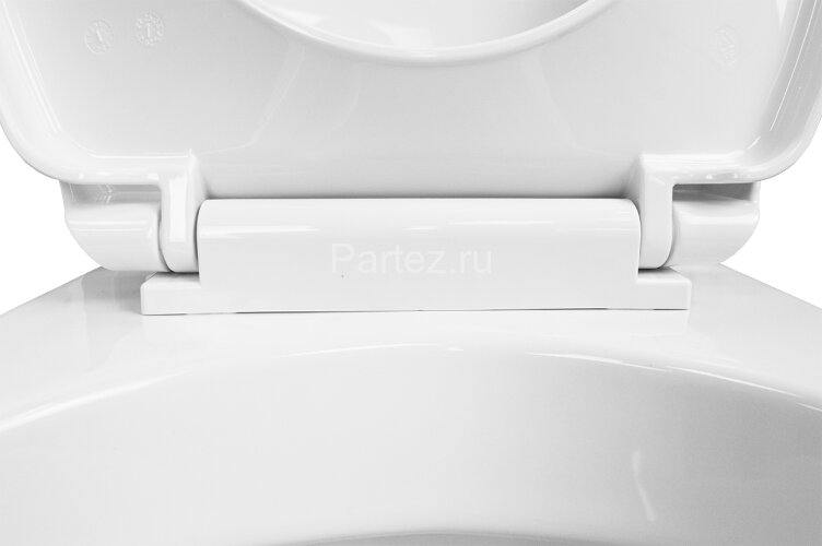 Унитаз подвесной Creo Ceramique PROJECT 355х490х375 в комплекте с быстросъемным сиденьем микролифт (