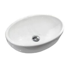 Раковина Sanita Luxe Ringo 530х340х15, белая (WB.CT/Ringo/53-N/WHT.G/S1)