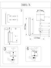 Бра Newport 3401/A
