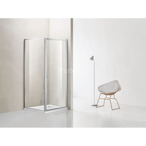 Душевое ограждение Azario RICHMOND 1000х1000х1950 БЕЗ ПОДДОНА прозрачное стекло 6 мм, профиль хром (AZ-NAG1221 1000)