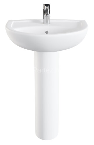Раковина подвесная Vitra Norm Fit 55 см, белая (6894B099-1776)