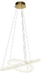 Подвесная люстра AM Group OVALE GD D600+400