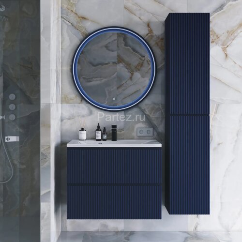 Пенал подвесной Итана Kate 35 350х300х1750 синий (CS00085532)