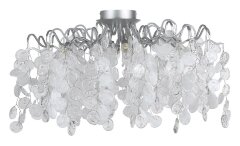 Потолочная люстра Crystal Lux TENERIFE PL8 SILVER