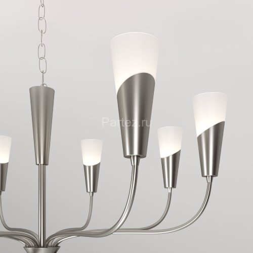 Подвесная люстра Eurosvet 60167/8 никель