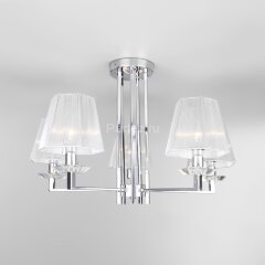 Потолочная люстра Eurosvet 60125/5 хром