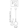 Подвесной светильник Lightstar 813033
