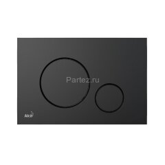 Set: Инсталляция Alcadrain с двойной кнопкой смыва черный матовый + звукоизоляционная плита