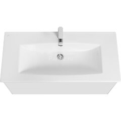 Тумба под раковину Aquaton Сохо 100 подвесная, цвет белый глянцевый (1A258201AJ010