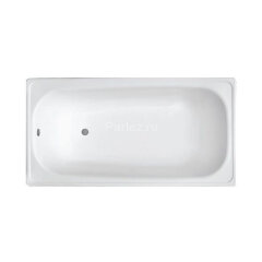 Ванна стальная WhiteWave Classic 150*75 в комплекте с белыми подставками (CL-1500)