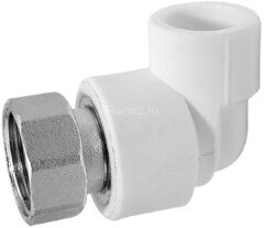 Угол с накидной гайкой PPR-ВР D20х1/2&quot; Lammin 120/30
