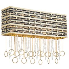 Настенный светильник Lucia Tucci PERSO W4930.3 gold&black