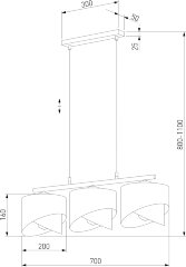 Подвесной светильник TK Lighting 4821 Grant White