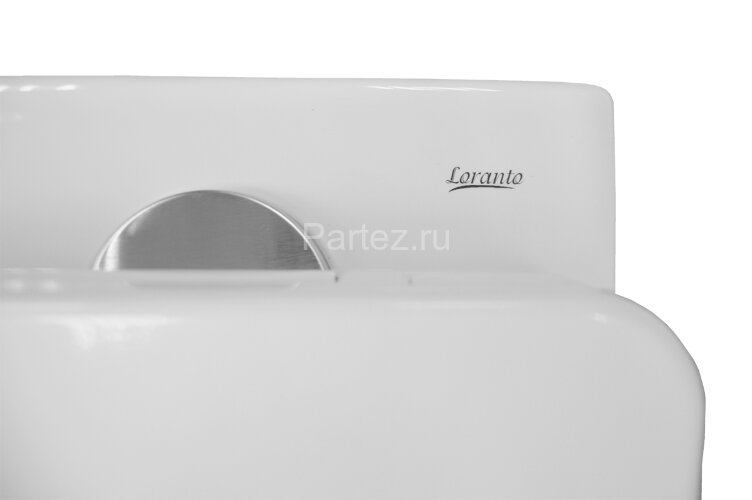 Унитаз подвесной Loranto KROSA 360х485х330 с системой смыва "Tornado", в комплекте с быстросъемным с