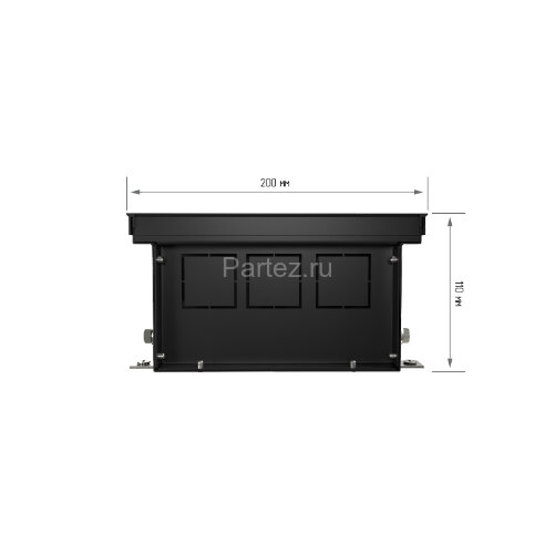 Конвектор внутрипольный Royal Thermo ATRIUM-110/200/1400-DG-U-LB