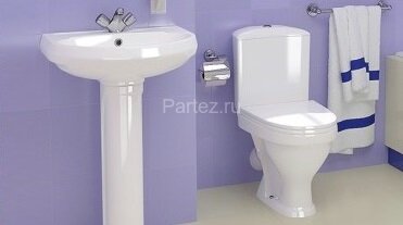 Пьедестал для раковины Santeri Вест белый (1.3601.8.S00.00B.0)