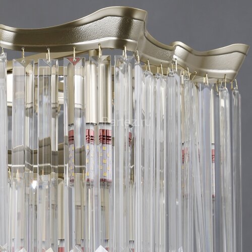 Подвесная люстра ILLUMICO IL3357-6+3PSQ-24 GD LYRA