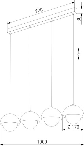 Подвесной светильник TK Lighting 10213 Bono