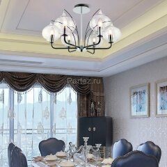 Потолочная люстра Arte Milano 321007/6 BK.CR