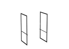 Опора без полотенцедержателя 1шт. Roca Domi, черная матовая (7.8168.3.048.5)